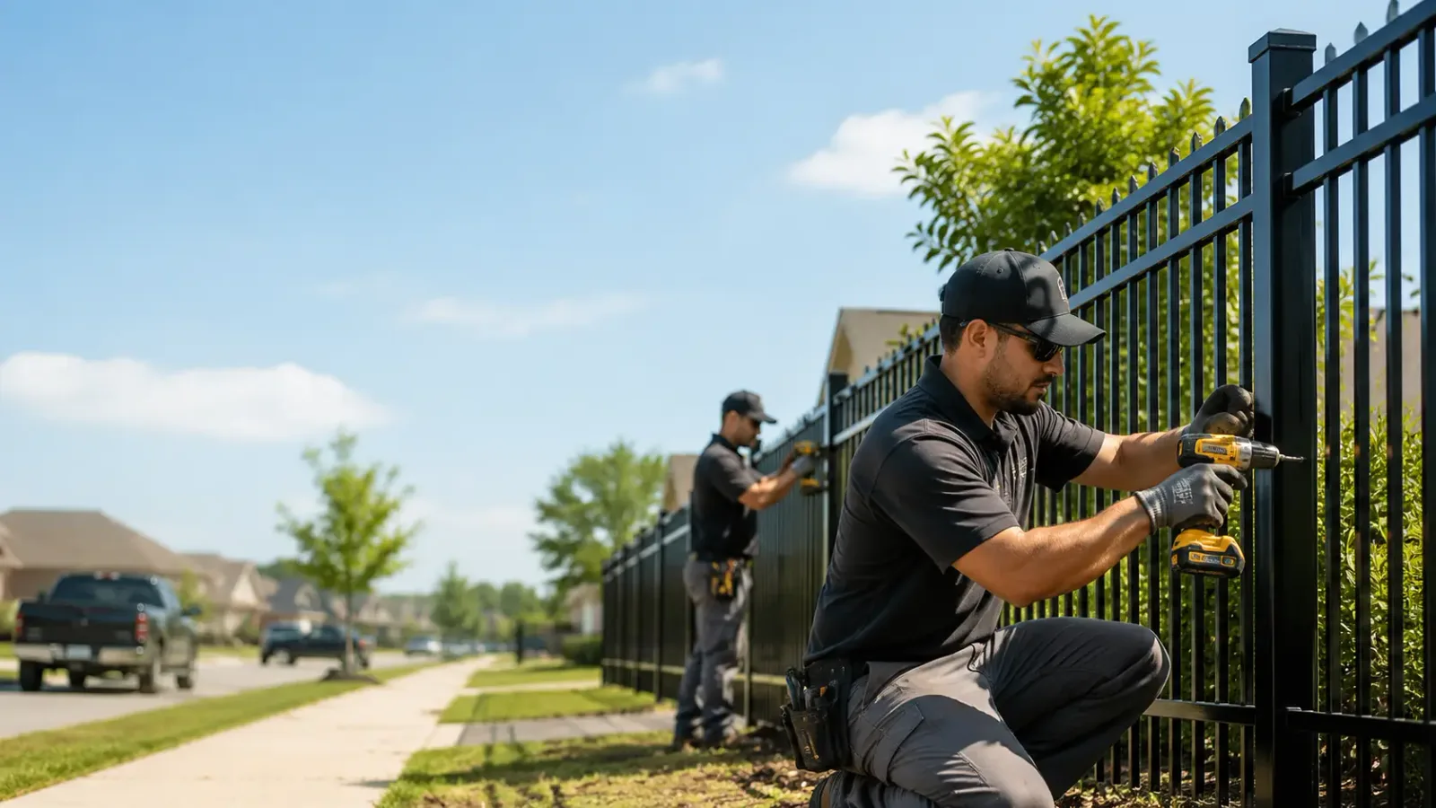 Metal Fence Installation in Trussville, AL